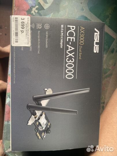 Wifi bluetooth адаптер asus PCE-AX3000