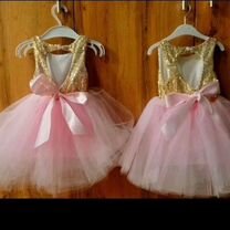 Пышные платья для двойняшек