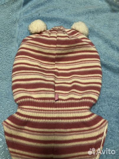 Шапка шлем для девочки