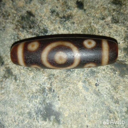 Старая, редкая Бусина Дзи 11-глаз
