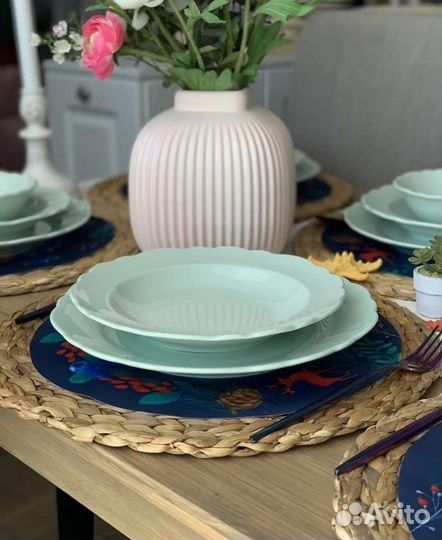 Сервиз столовый 24 предмета, новый