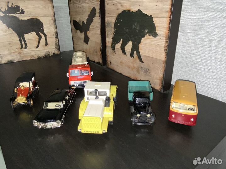 Коллекционные модельки ссср, чайка,кировец,камаз