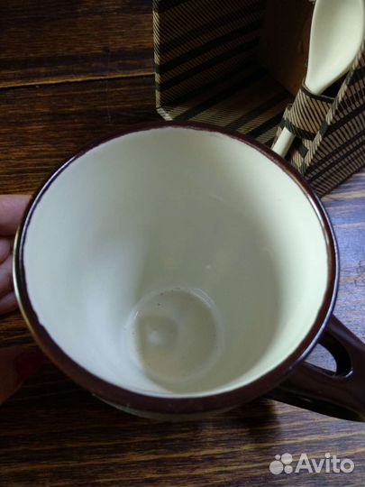 Чашка (кружка) с ложкой новая