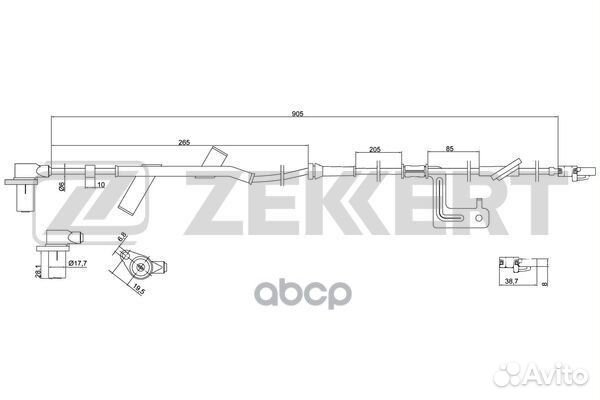 Датчик ABS передн. прав. Hyundai Sonata IV 98