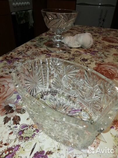 Хрустальные вазы советские