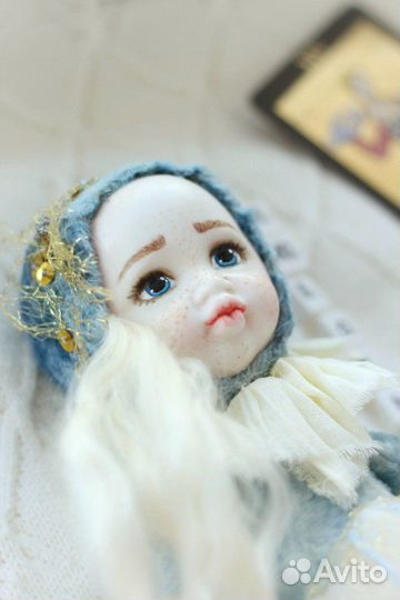 Кукла русалка в стиле teddy-doll