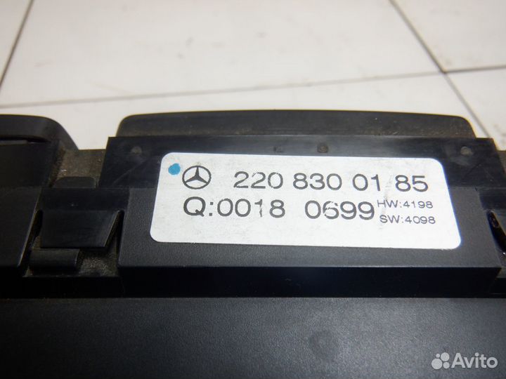 Блок управления климатом Mercedes W220 S Class