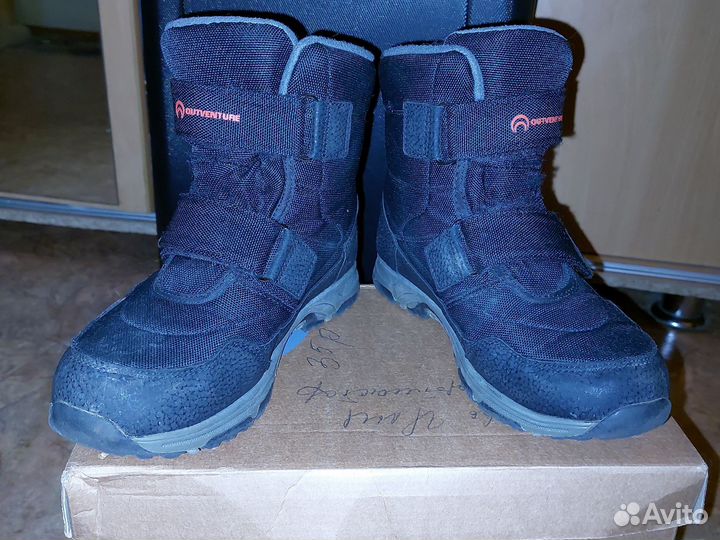 Ботинки зимние для мальчика 34 р
