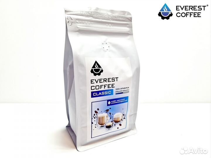 Кофе зерновой Everest Coffee Classic 500гр