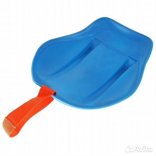 Санки-ледянки с ручкой-ремнем микс 789053