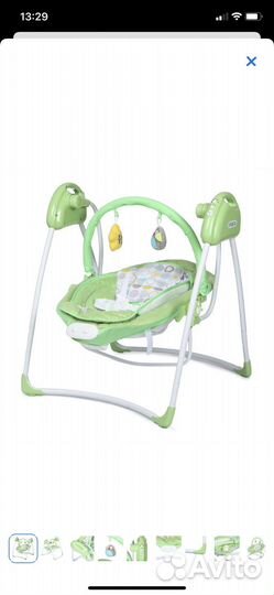 Шезлонг 2/1 электронная качеля