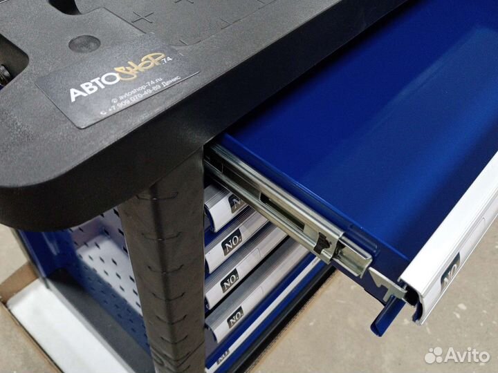 Тележка 6 полок Сервис ключ 11100