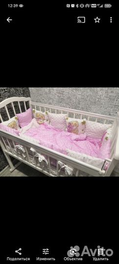 Детское постельное белье в детскую кроватку