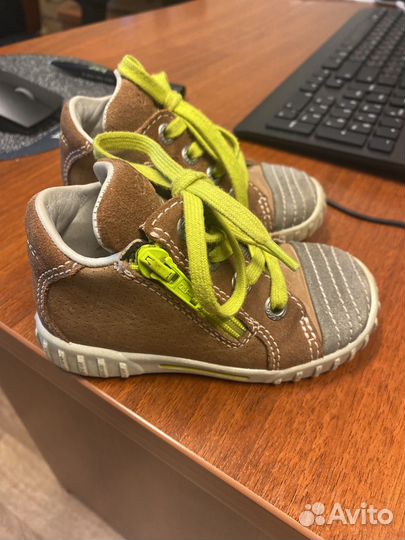 Ботинки ecco для мальчика 21 размер