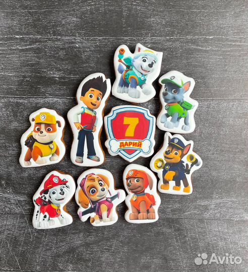 Пряники на торт