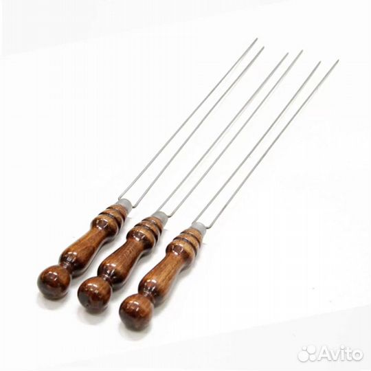 Шампур двойной для грибов и овощей