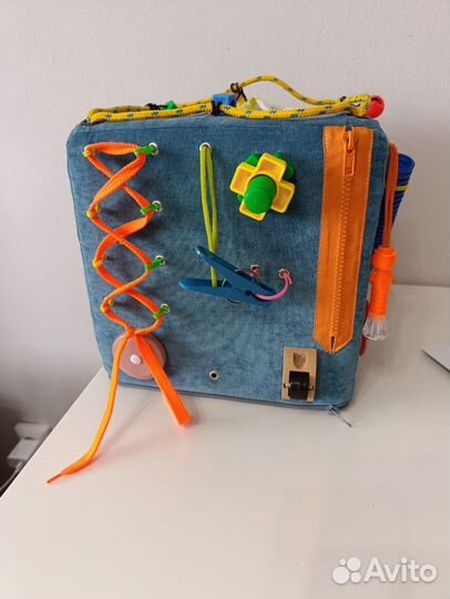 Мягкий бизиборд/бизикубик