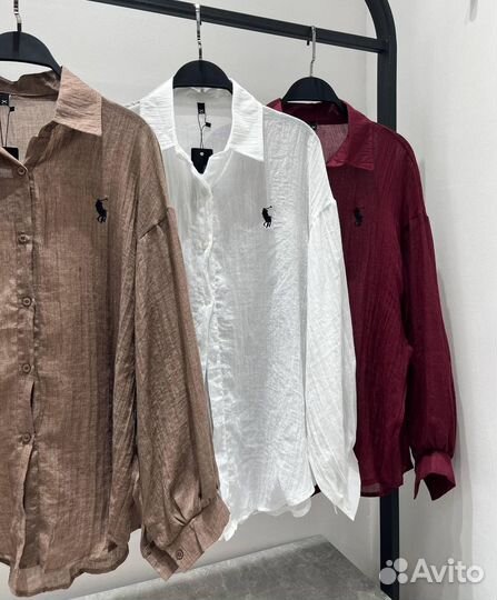 Рубашка polo ralph lauren женская