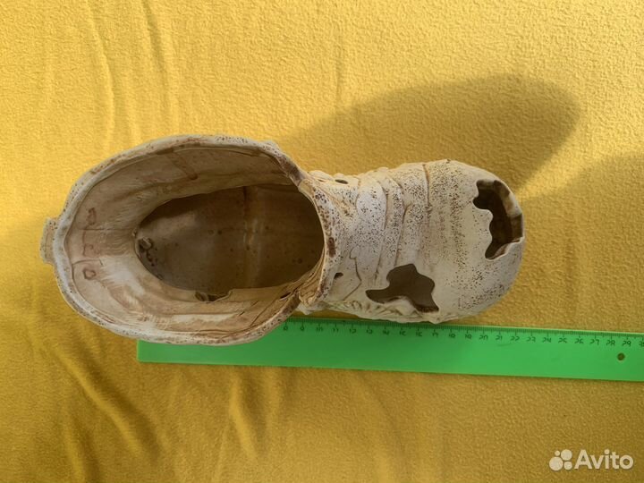 Декорация для аквариума, Сапожок керамический