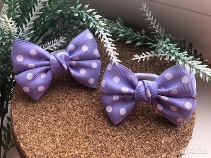 Бантики для волос. Ручной работы