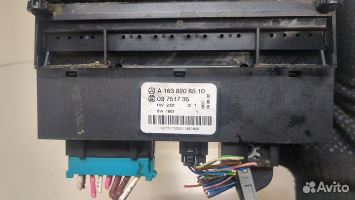 Рамка под кулису Mercedes ML W163