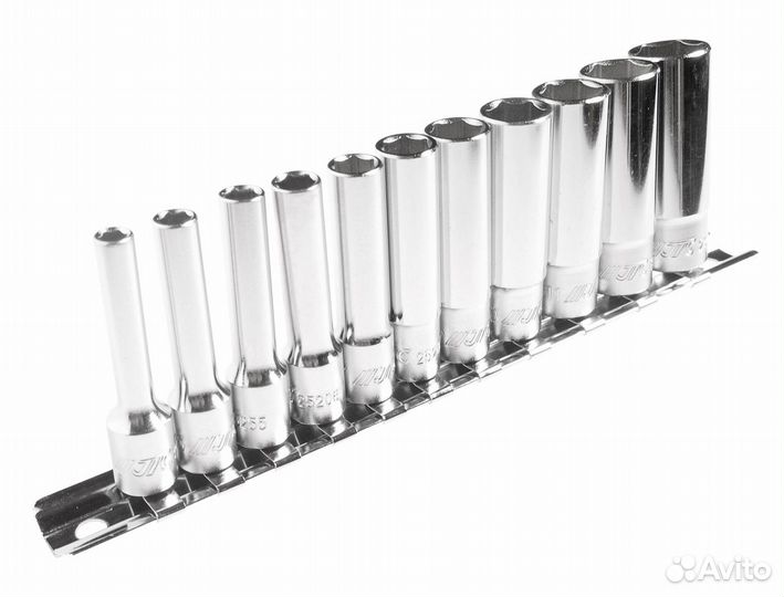 Набор головок торцевых глубоких 6-гранных 1/4