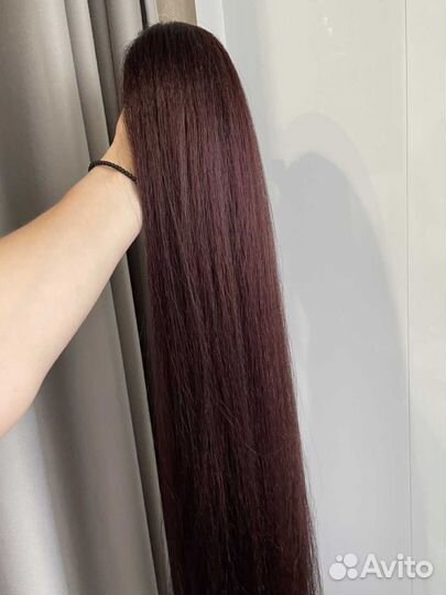 Волосы на резинке шиньон