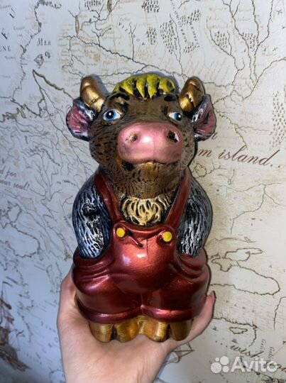 Копилка бык