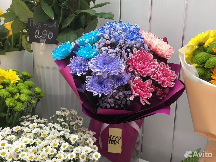 Букеты из живых цветов