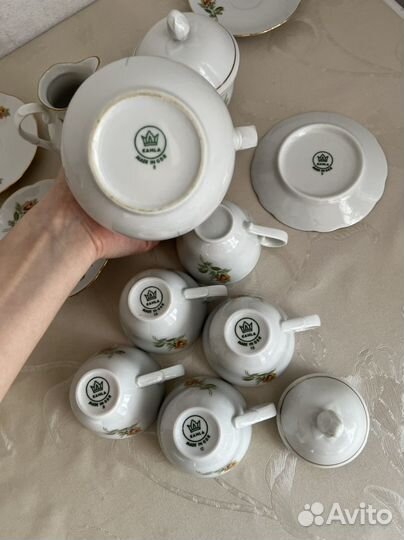 Чайный сервиз винтажный Kahla ГДР