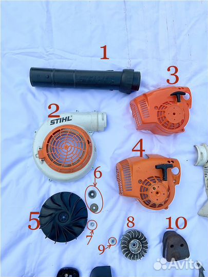 Запчасти Stihl BG 86, SH 86