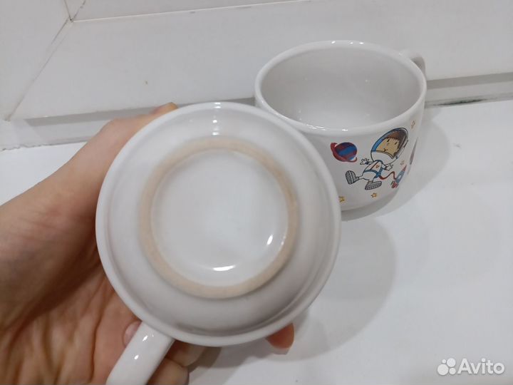 Чашки детские космос
