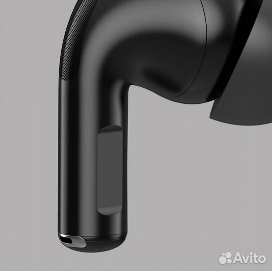 Чёрные Airpods PRO 2 с шумоподавлением ANC и без