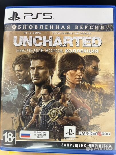 Игра для ps 5 uncharted 4 и lost legacy