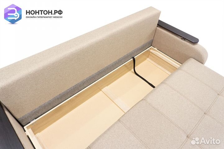 Диван еврокнижка Севилья бежевый