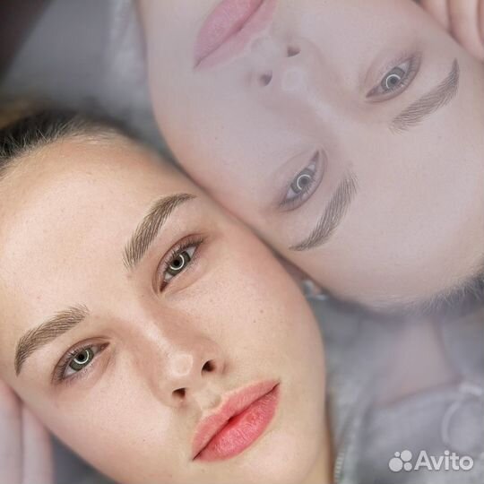 Перманентный макияж бровей волосковая техника