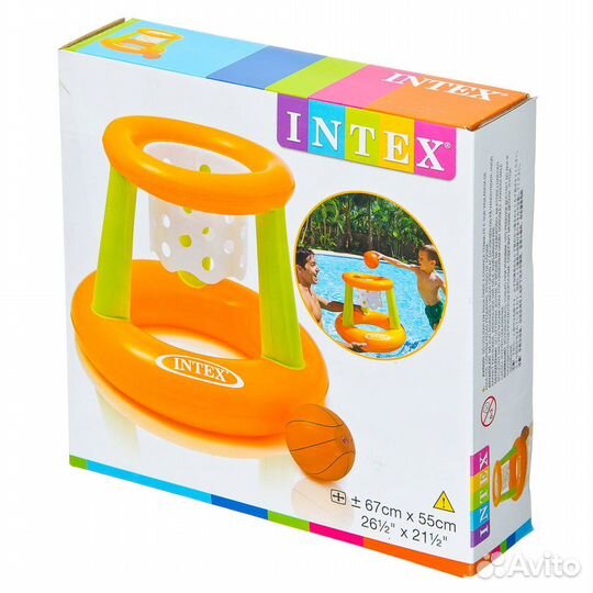 Надувной круг intex 