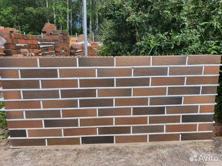 Лицевой кирпич волгабрик Руст-30