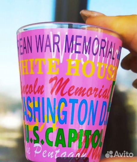 Рюмки с видами городов