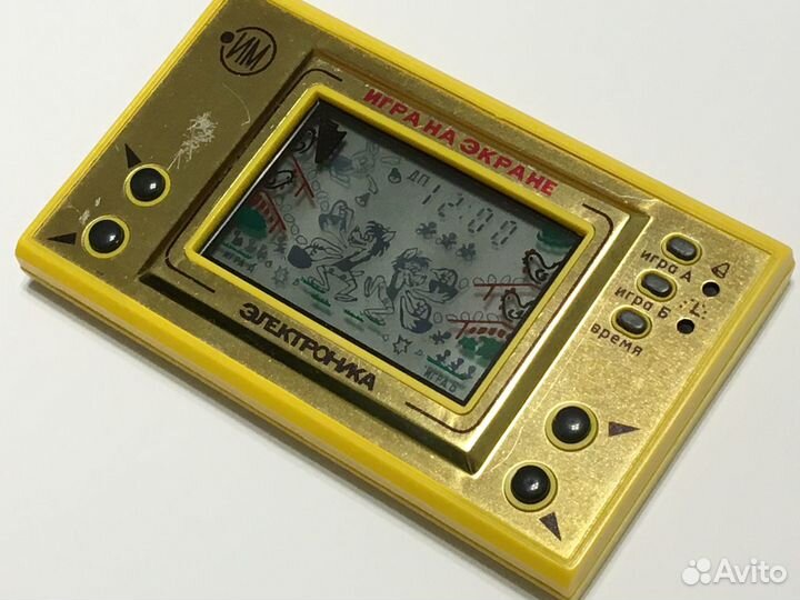 Ну, погоди Игра на экране Электроника им 02 Жёлтая