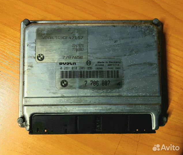 Эбу на bmw 3 e46