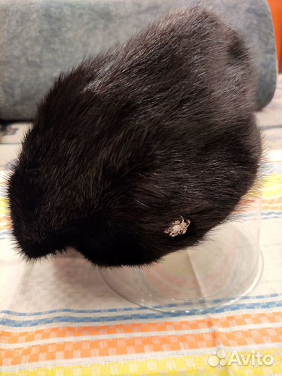 Шапка норковая новая с биркой (объёмный берет)