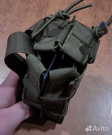 Подсумок двойной без клапана, HDT-FG, сток