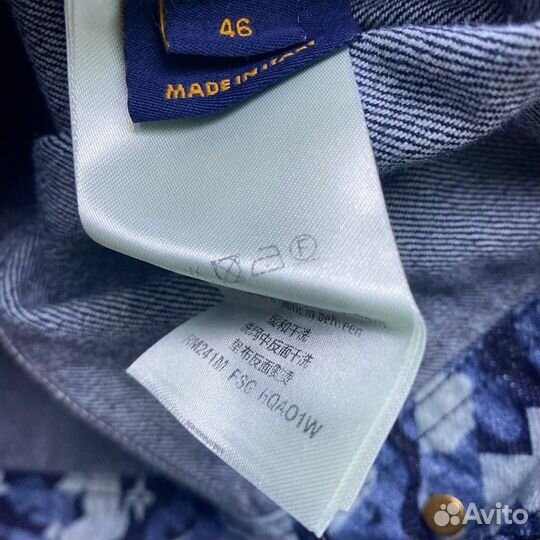 Джинсовая куртка luis vuitton monogram flower