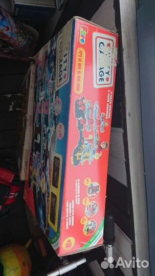 Игровой набор faro макси гараж 2в1