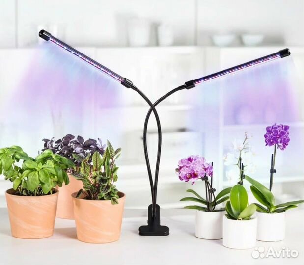 Светодиодная Фитолампа для Растений 2 лампы