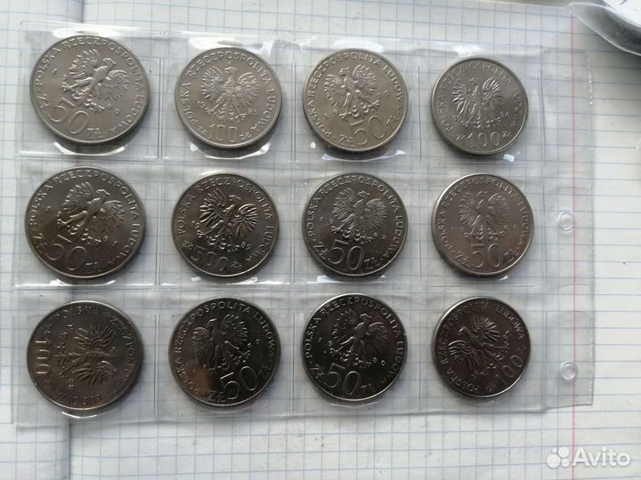 Набор Польша Короли 12 штук