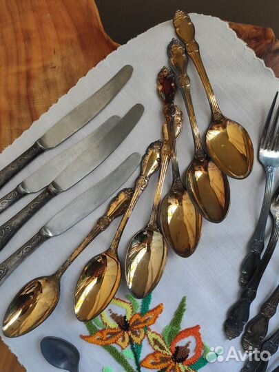 Ложки десертные мельхиор