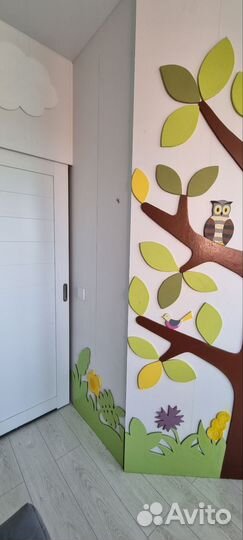 Декор на стену в детскую дерево