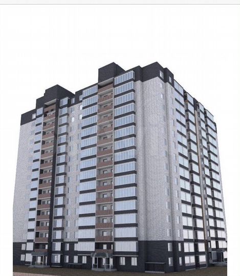 2-к. квартира, 53,3 м², 10/16 эт.